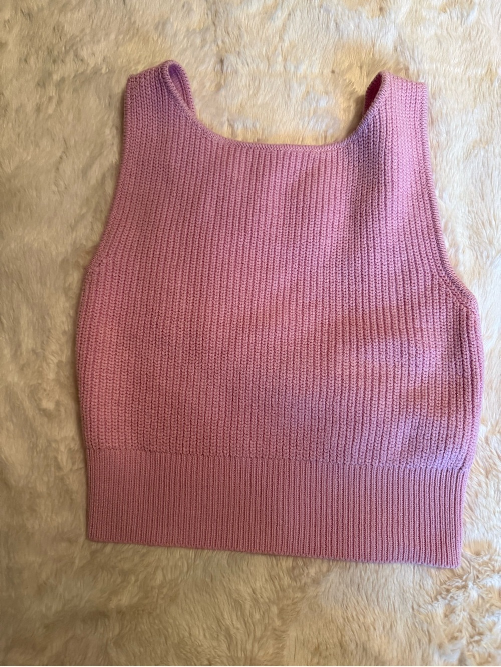 Dynamite Women's Pink Knit Tank Top